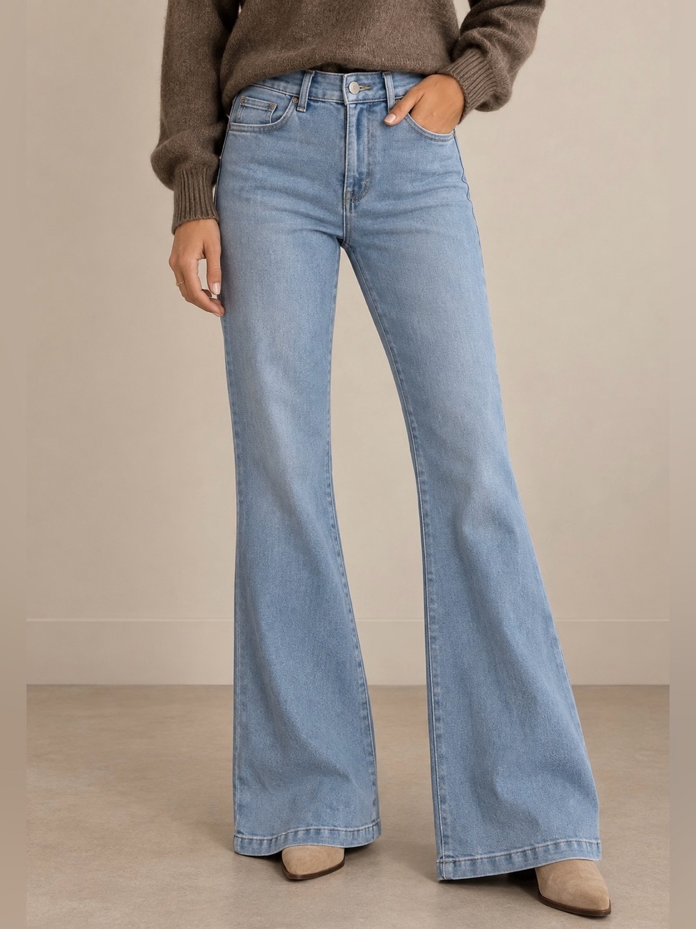 PAIGE Genevieve High Rise Flare Jeans - Size 28